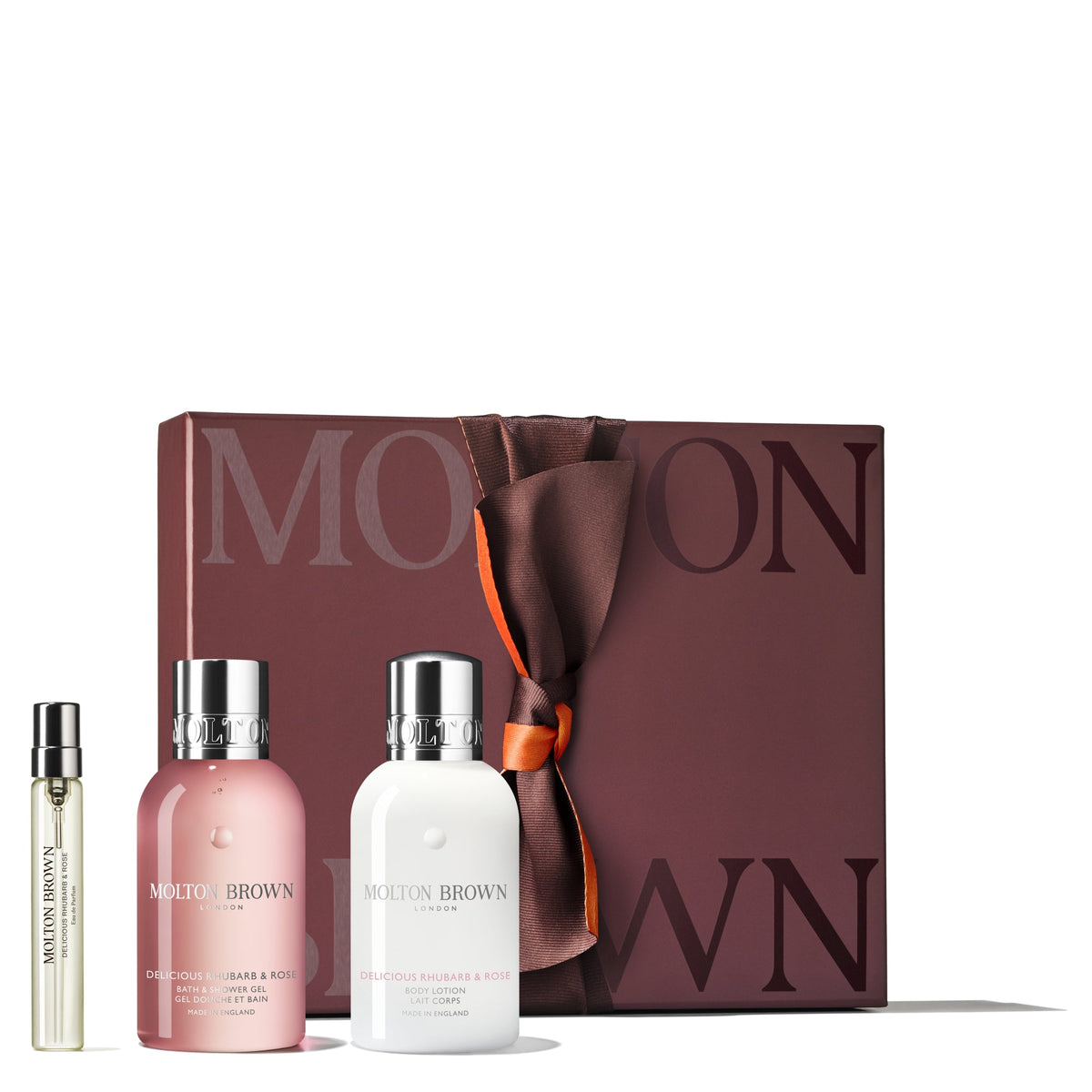 Delicious Rhubarb & Rose Scent Layering Set - BEAUTYBERRRY 